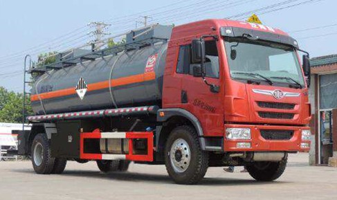 解放單橋雜項危險物品罐式運輸車圖片 解放單橋雜項危險物品罐式運輸車圖片