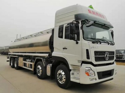 力神牌東風天龍前四后八鋁合金油罐車 力神牌東風天龍前四后八鋁合金油罐車