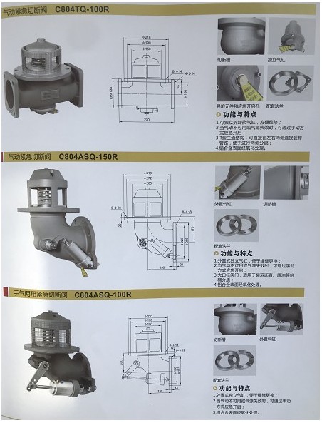 浙江嘉隆鋁合金緊急切斷閥圖片 浙江嘉隆鋁合金緊急切斷閥圖片