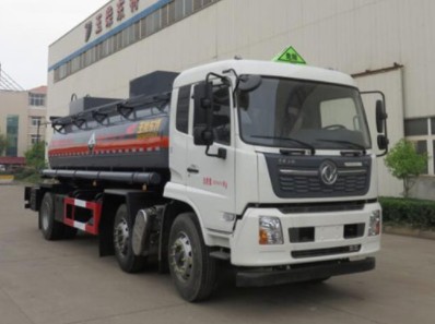 國六東風天錦小三軸8類腐蝕性物品罐式運輸車 國六東風天錦小三軸8類腐蝕性物品罐式運輸車